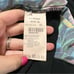 MSGM black floral pleated panel mini shift dress 40 / US6