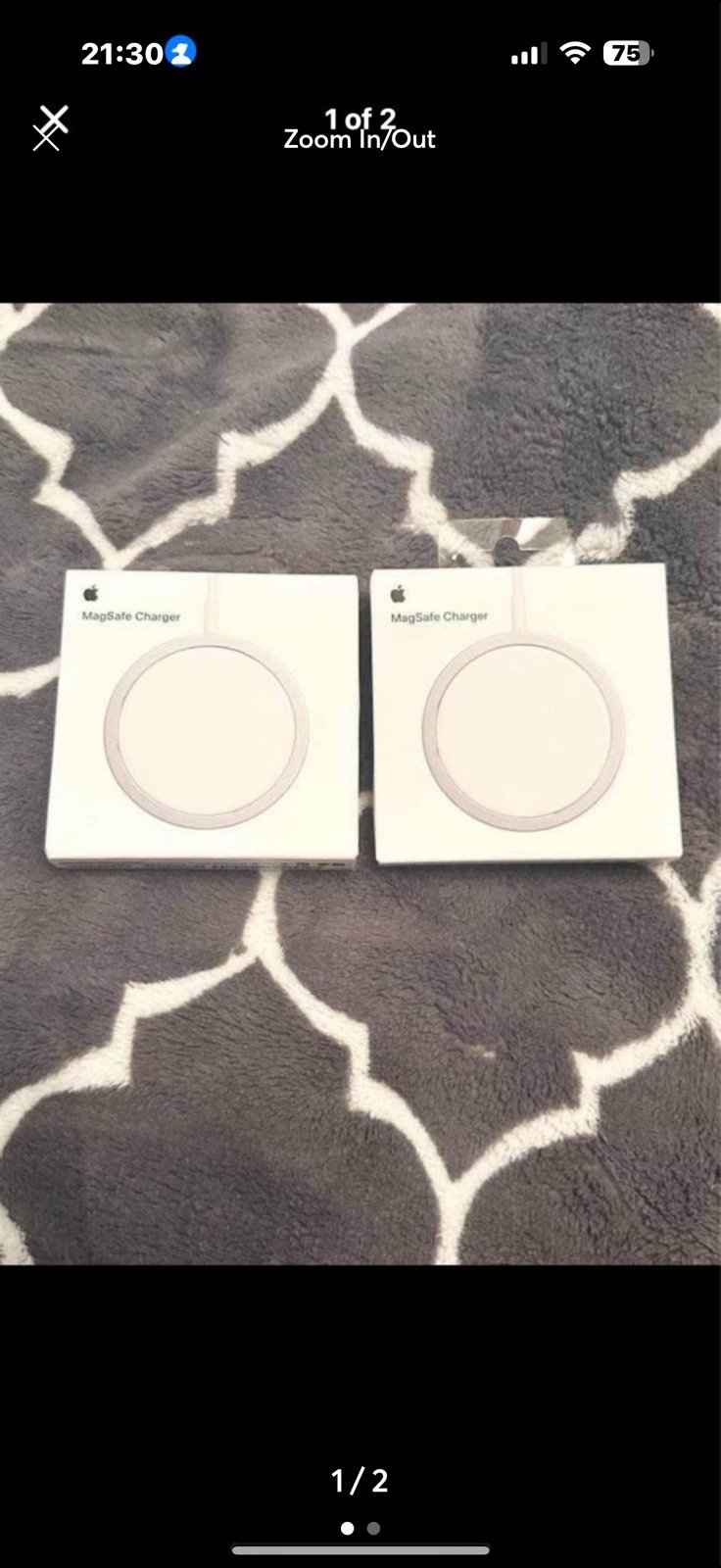 2 Brand New Authentic Apple USBC Magsafe Chargers { SEALED } * Free Shipping *