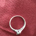 10 kt white gold ring