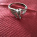 10 kt white gold ring