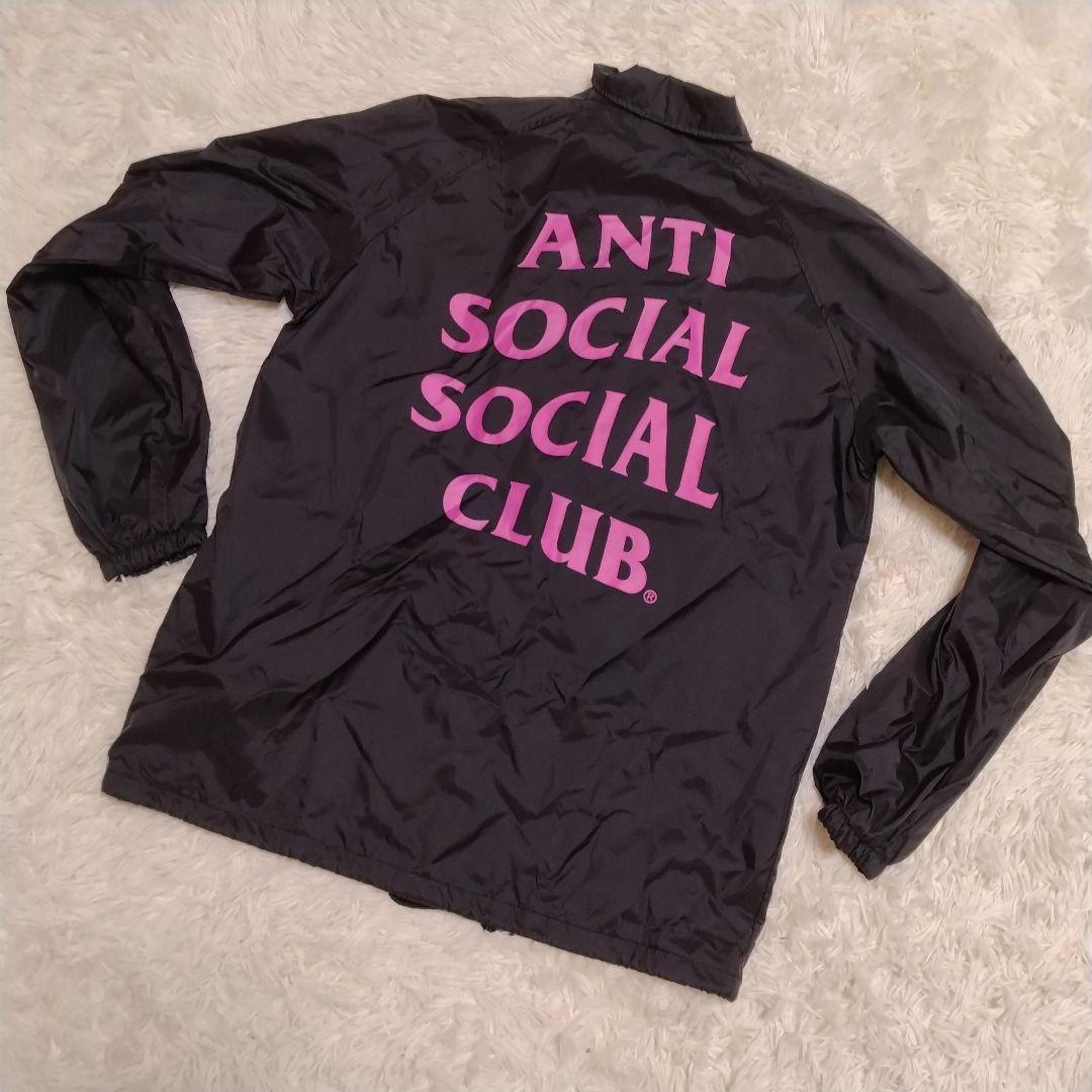 ANTI SOCIAL SOCIAL CLUB Coach Jacket M Black