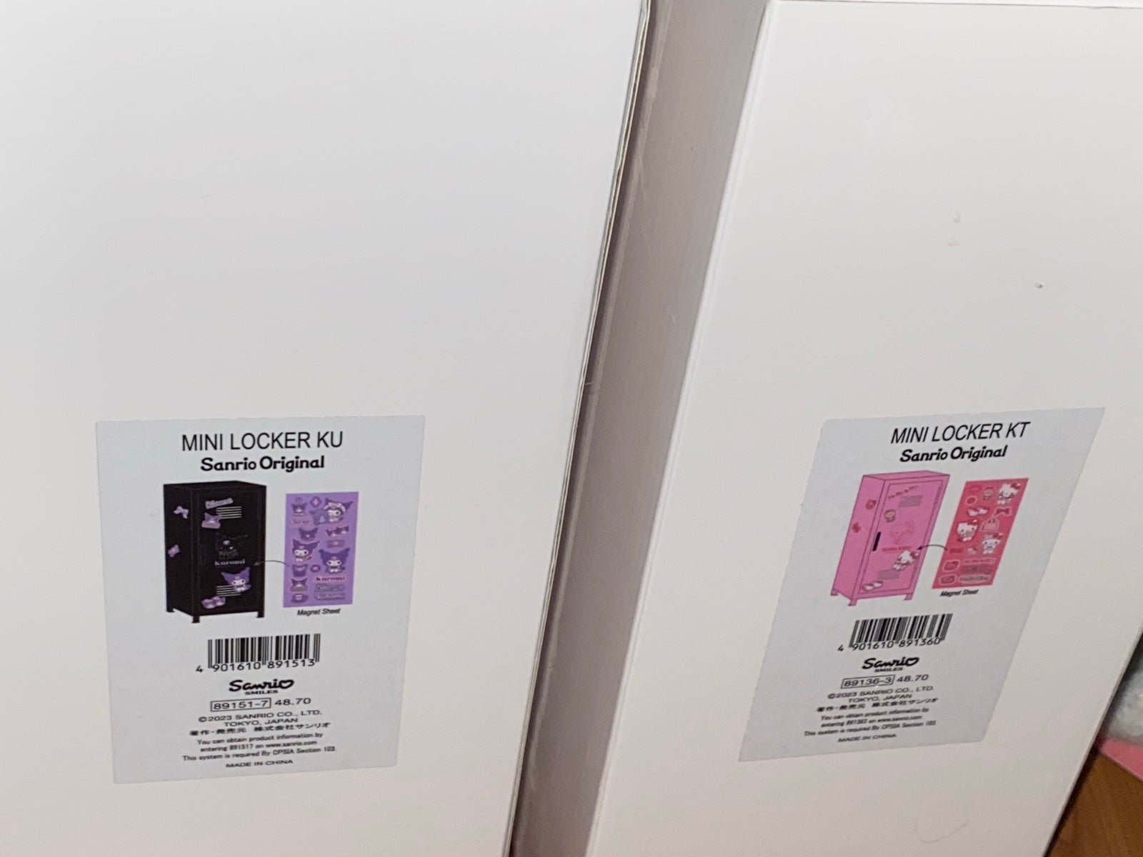Kuromi and hello kitty lockers you’re getting both !