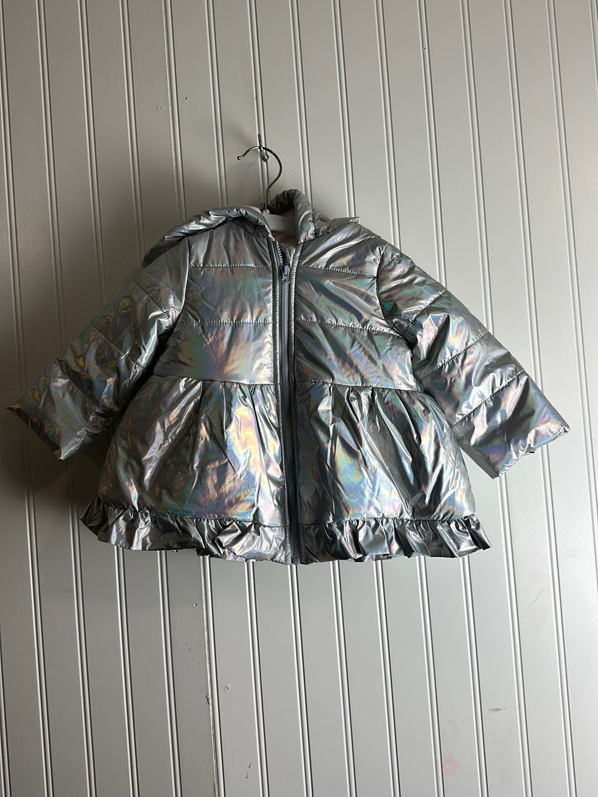 First Impressions Girls winter puffer jacket Size 12 months