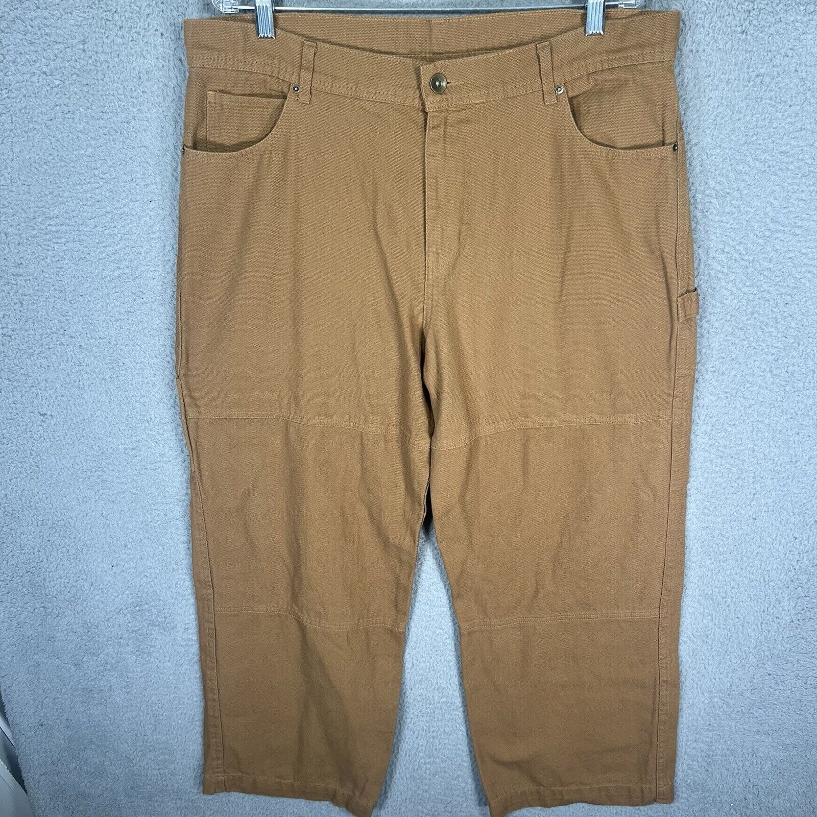Vintage No Boundaries Pants Mens 36x31 Brown Canvas Baggy Skater Workwear Y2K