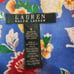 Lauren Ralph Lauren Floral Tiered Ruffled A-Line Skirt Sz 4 Blue Multicolor