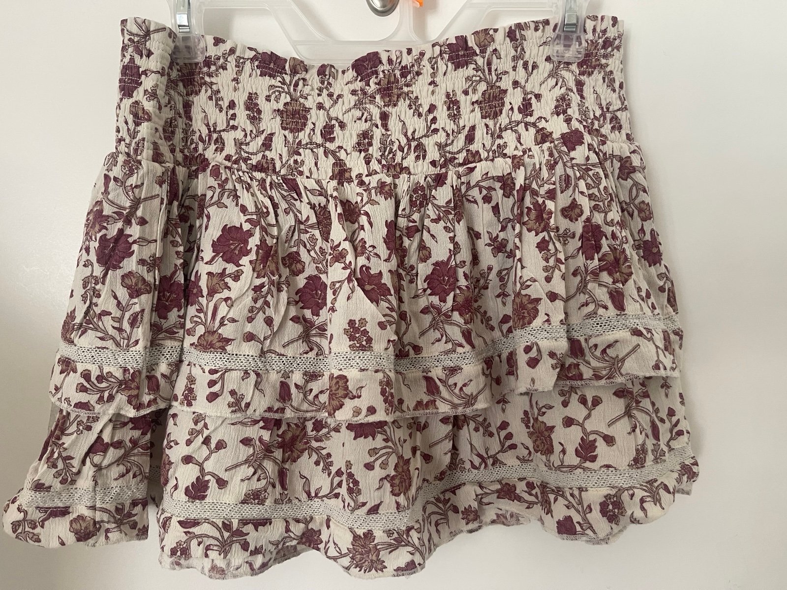 Denim & Supply Ralph Lauren Boho Summer Floral Skirt Size L