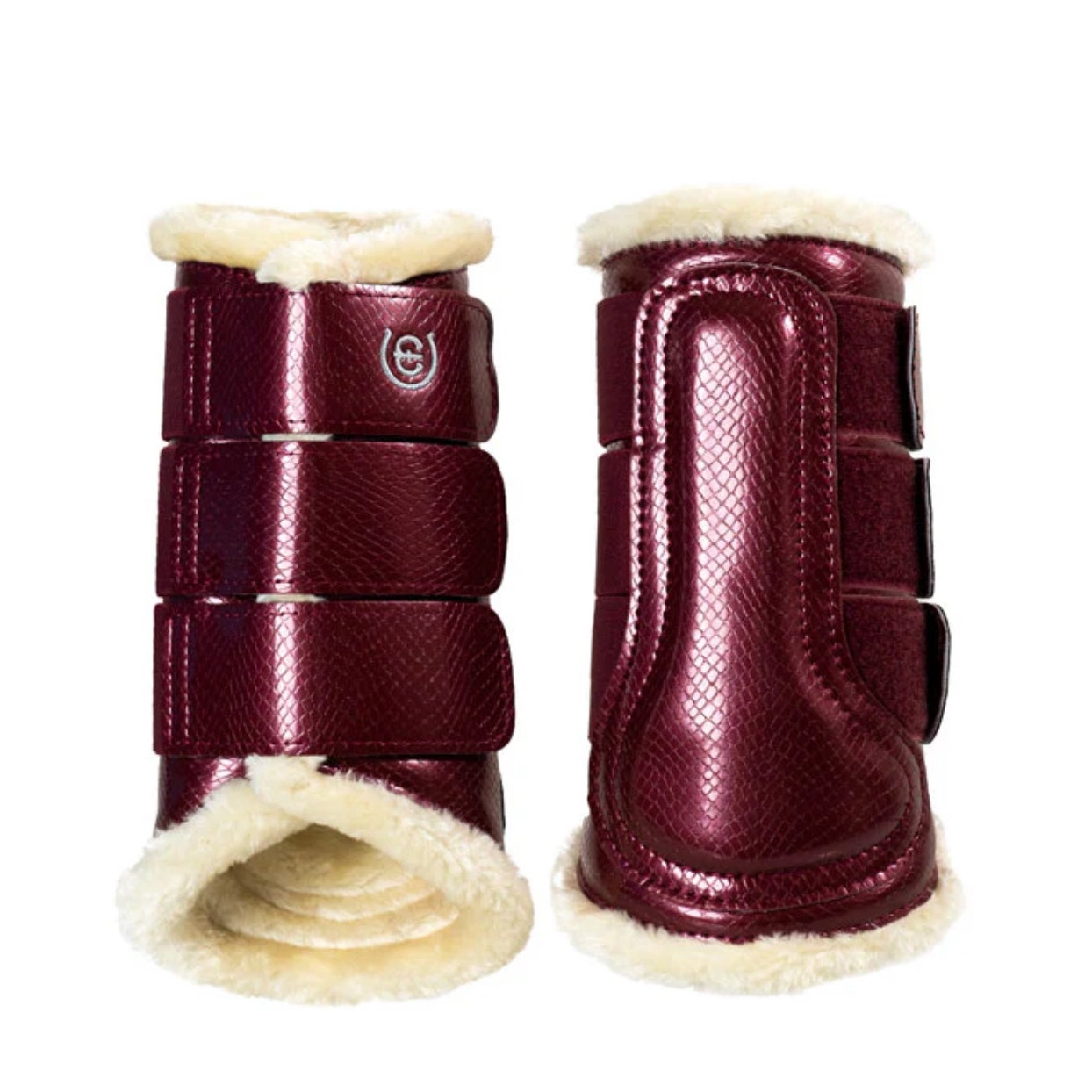 Equestrian Stockholm Brushing Boots Bordeaux Large