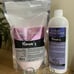 nena's Acrylic Liquid ,SCULPTING Powder PINK , Glass Container 16 oz Kit
