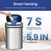 Kitchen Trash Can with Lid 13 Gallon Automatic Garbage Can