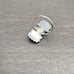 Vintage Handmade Kingman Turquoise & Coral Shadowbox Unique Sterling Silver Ring