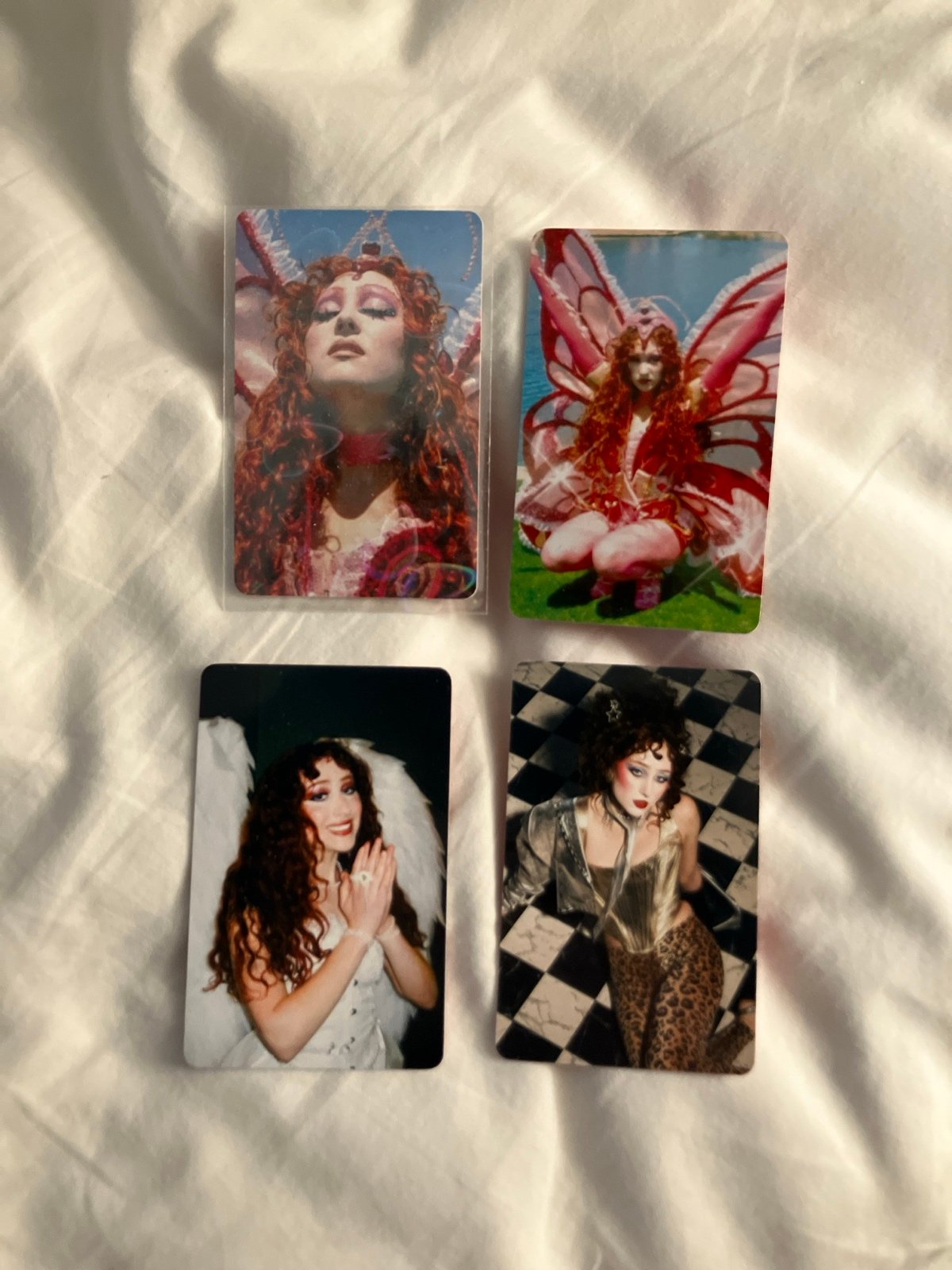 Chappell Roan k-pop style photocards