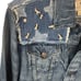 Polo Ralph Lauren Denim Jacket Womens Medium Stars Stripes Patchwork Trucker