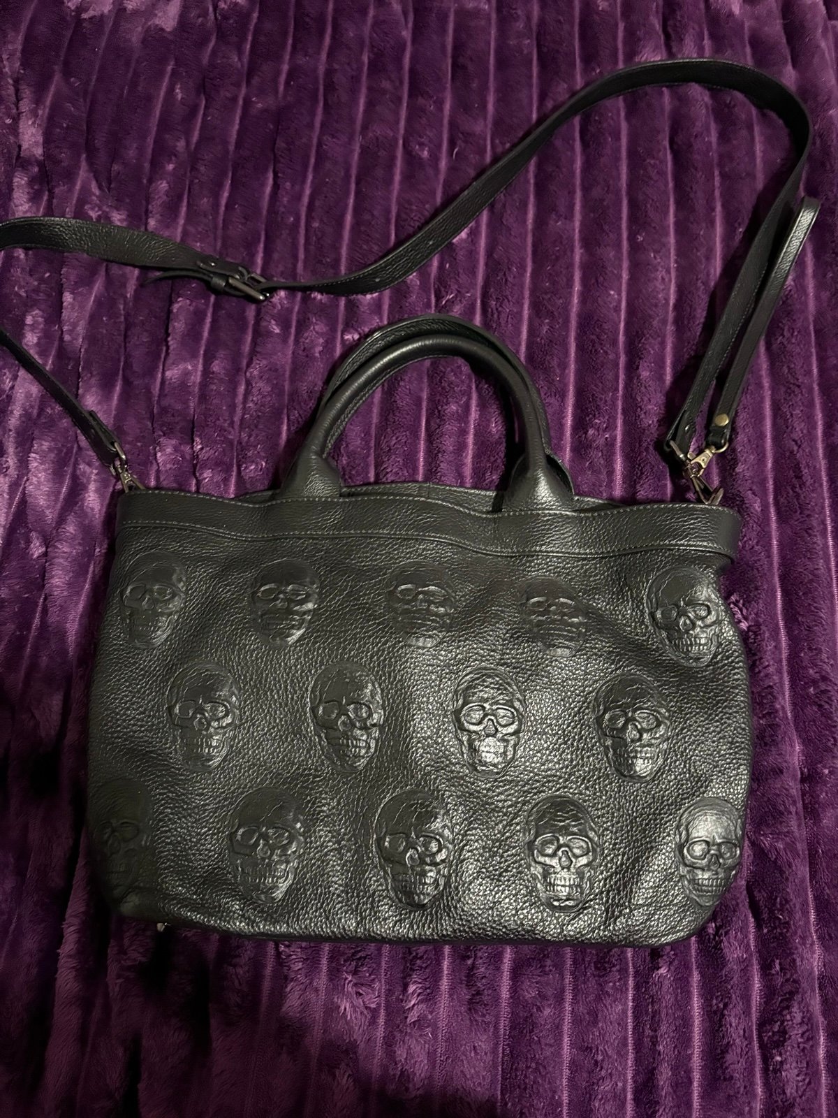 Black Skull purse