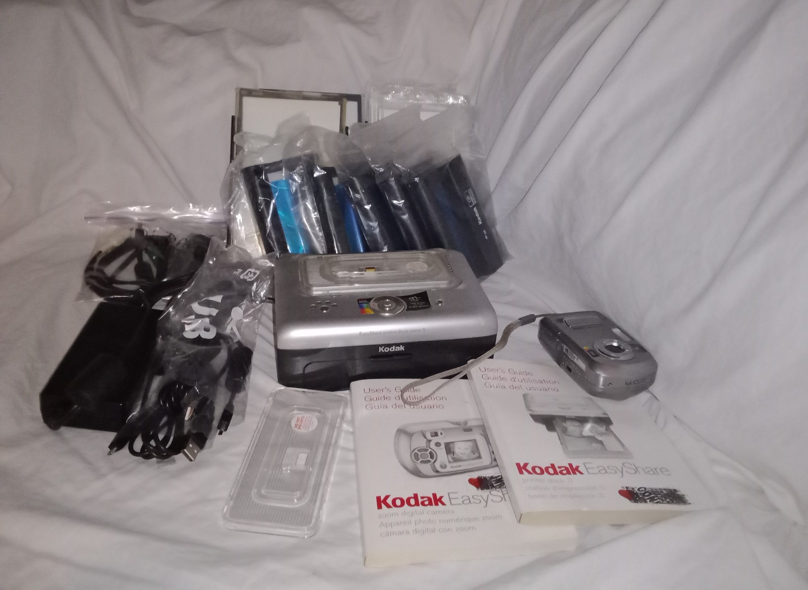 Kodak C310 Camera & Easy Share Docking Printer Lot