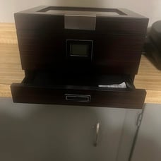 Humidor Cigar Box with Drawer for Cigar Accessories and Digital Hygrometer