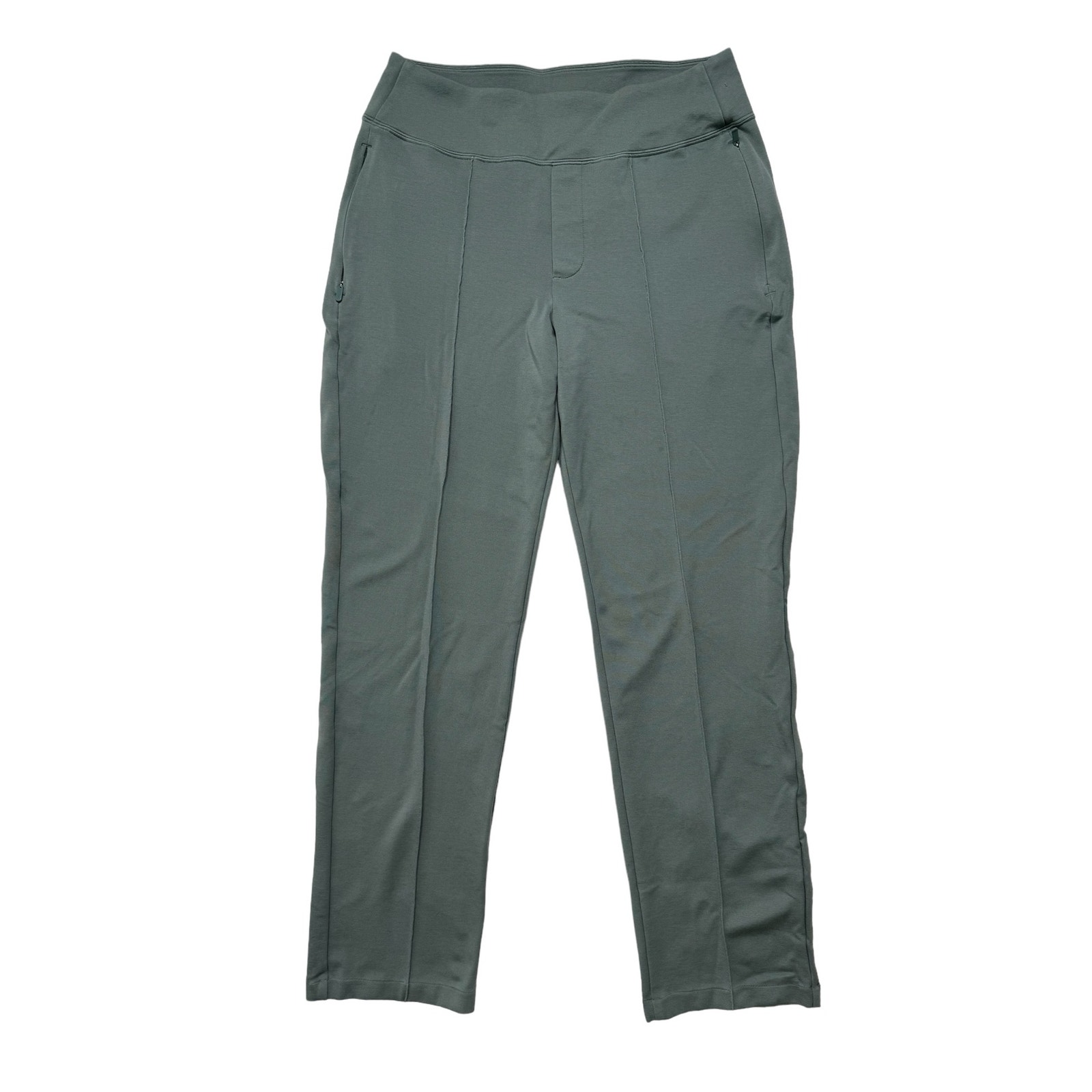 ATHLETA Eastbound Straight Pant in Minimalist Green Gray Size 6 Women’s Career