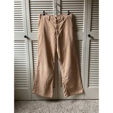 VTG 70’s Levi’s Bell Bottom Baggy Flared Corduroy Pants Peach Tan TALON Size 32