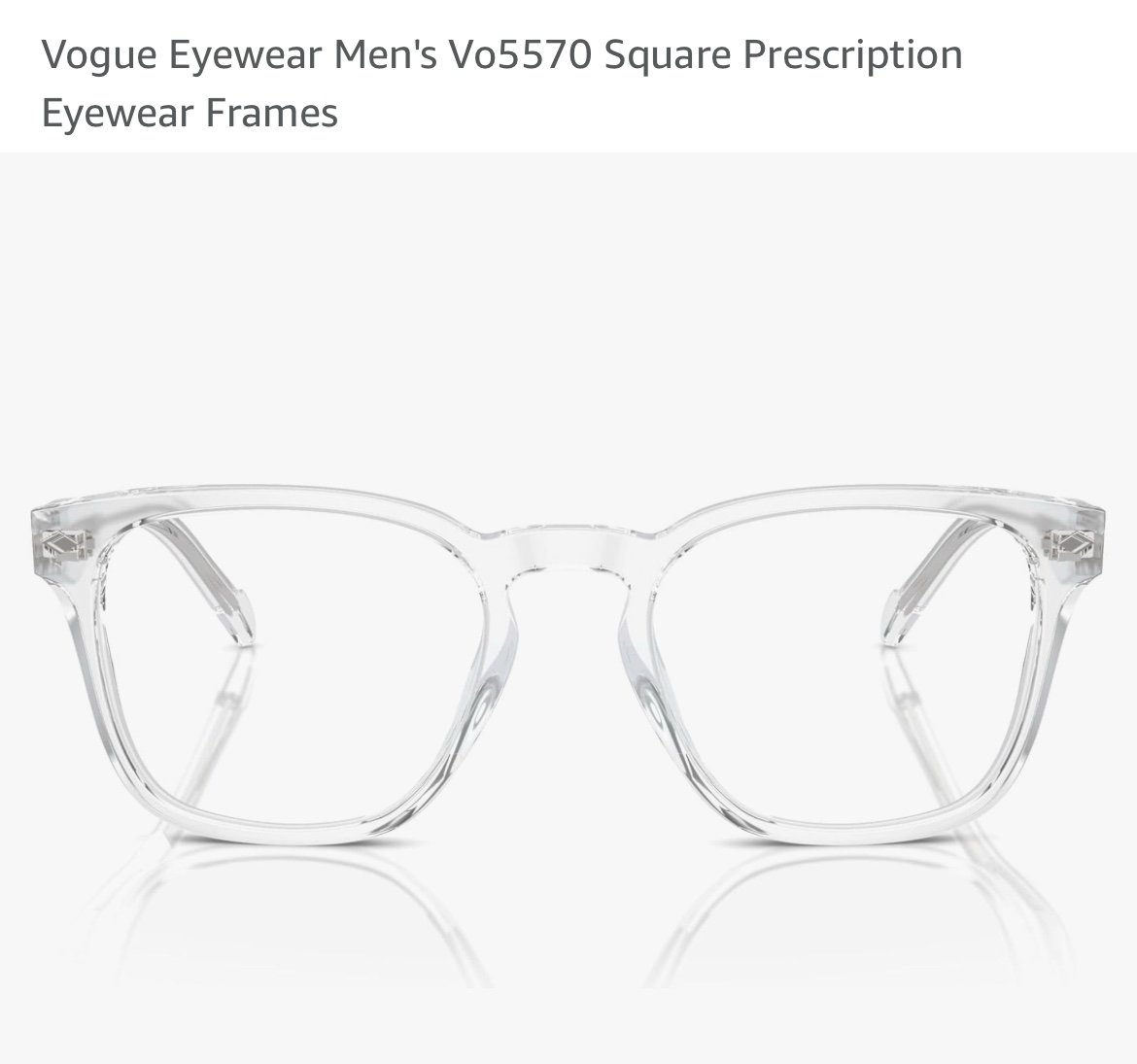 Vogue Eyewear Men's Vo5570 Square Prescription Eyewear Frames
