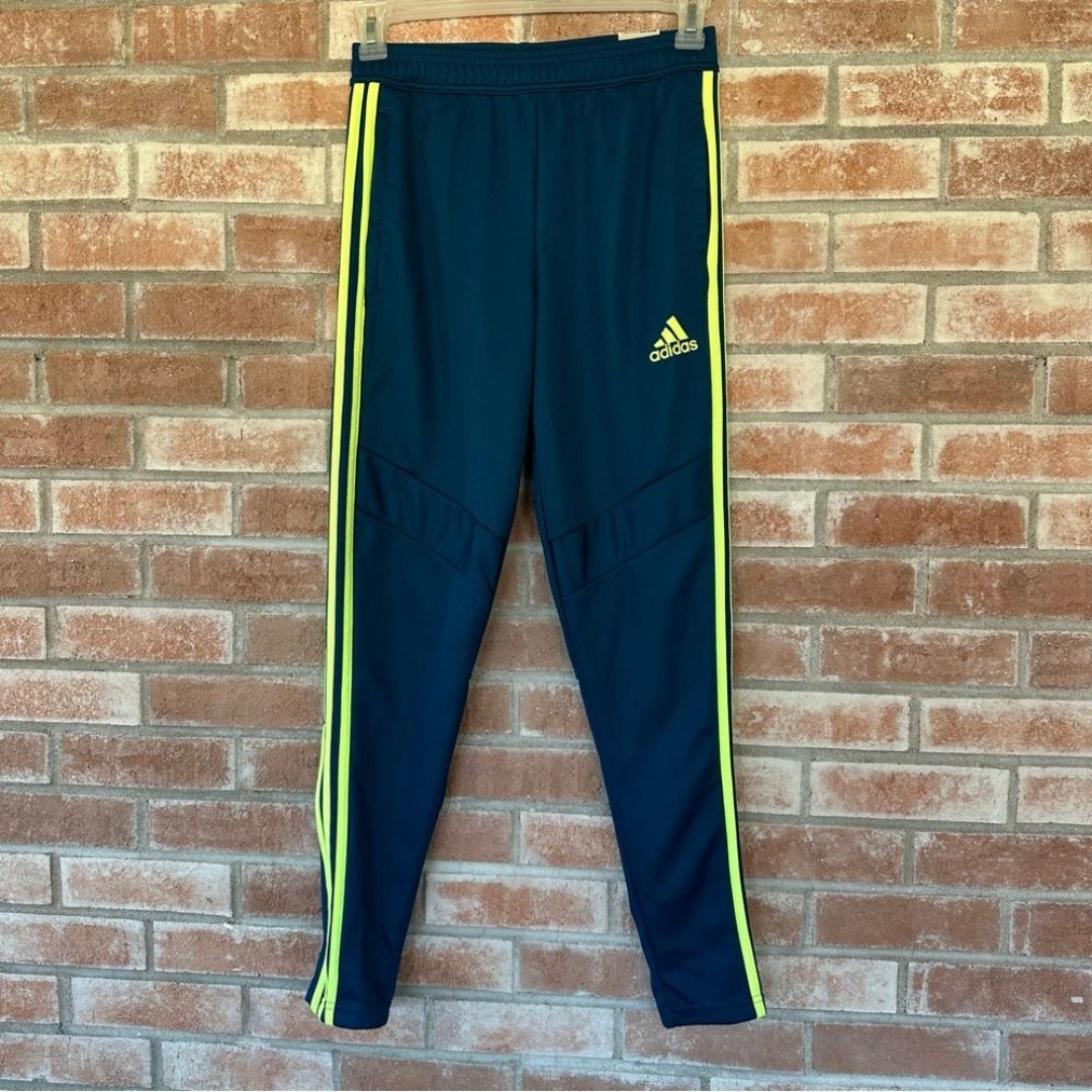 Adidas Tiro 19 Athletic Joggers Track Pants Football Men’s Small Teal NEW