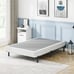 Bednowitz Twin Box Spring, 9 Inch High Profile Box-Spring with Fabric Bed Cover,