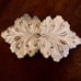 Large VINTAGE Gold Leaf Belt Buckle!!