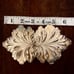 Large VINTAGE Gold Leaf Belt Buckle!!