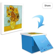Upcabinet Towel Shelf Rack Waterproof Foldable Storage Box