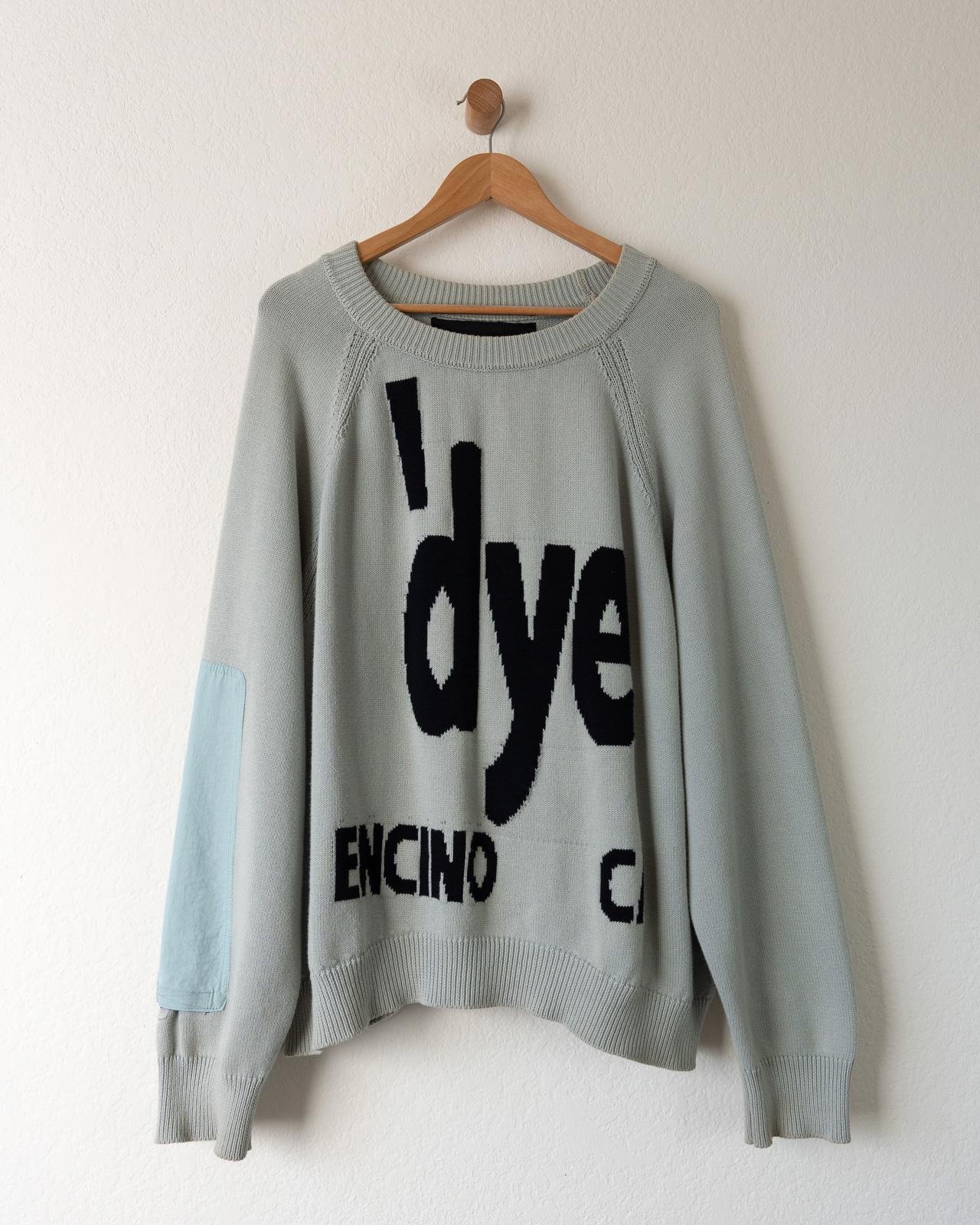 2144 MUSEUM DYE INTARSIA KNIT SWEATSHIRT AW20
