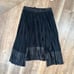 Bailey 44 Roxy Asymmetric Black Pleated Long Skirt Midi