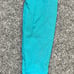 Women's AF teal velvet w/Lycra multi sparkle gymnastics tumbling leotard sz AM