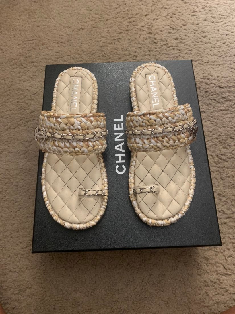 Authentic Chanel Sandals