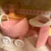Highchair & stroller set pink nursery little tikes ❤️