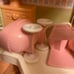 Highchair & stroller set pink nursery little tikes ❤️