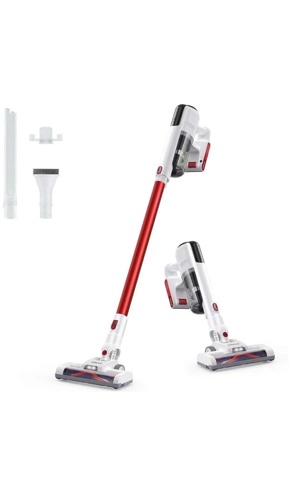 Cordless Vacuum Cleaner, 20Kpa 4 in 1 3 Power Modes Stick Vacuum