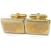 Vintage 1/20 12K Gold Filled Cufflinks Marked BAB Rectangular Design