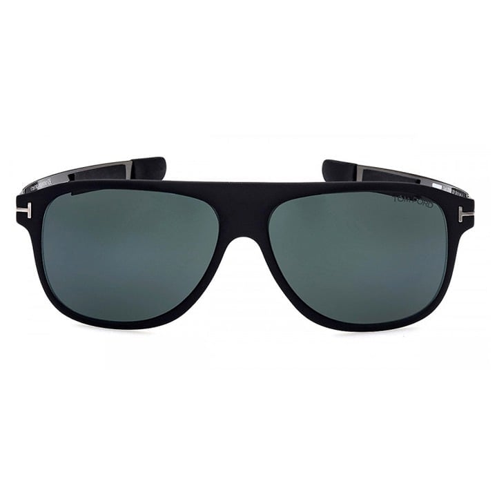 Tom Ford New FT0880 02V Matte Black/blue