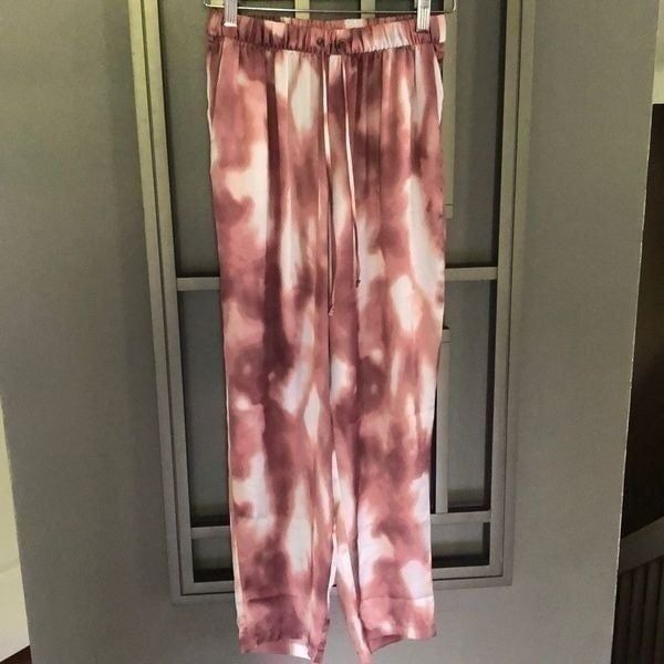 Dennis Basso Blush tie-dye lightweight lounge pants xxs
