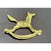 Vintage Solid Brass Rocking Horse Figurine Ornament Paperweight MCM -A88