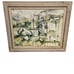 Vintage William Thon Coastal Autumn Abstract Watercolor Printed Framed w/Glass