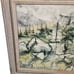 Vintage William Thon Coastal Autumn Abstract Watercolor Printed Framed w/Glass