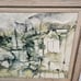 Vintage William Thon Coastal Autumn Abstract Watercolor Printed Framed w/Glass