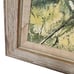 Vintage William Thon Coastal Autumn Abstract Watercolor Printed Framed w/Glass