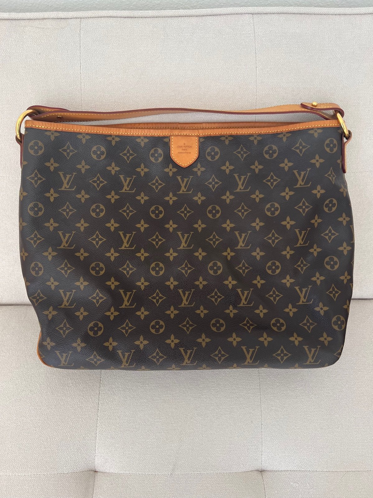 Authentic Louis Vuitton Delightful MM Monogram M40353 Opening Edge Damaged  LD613