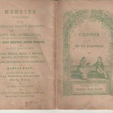 1860 C CATECHISM ON THE TEN COMMANDMENTS