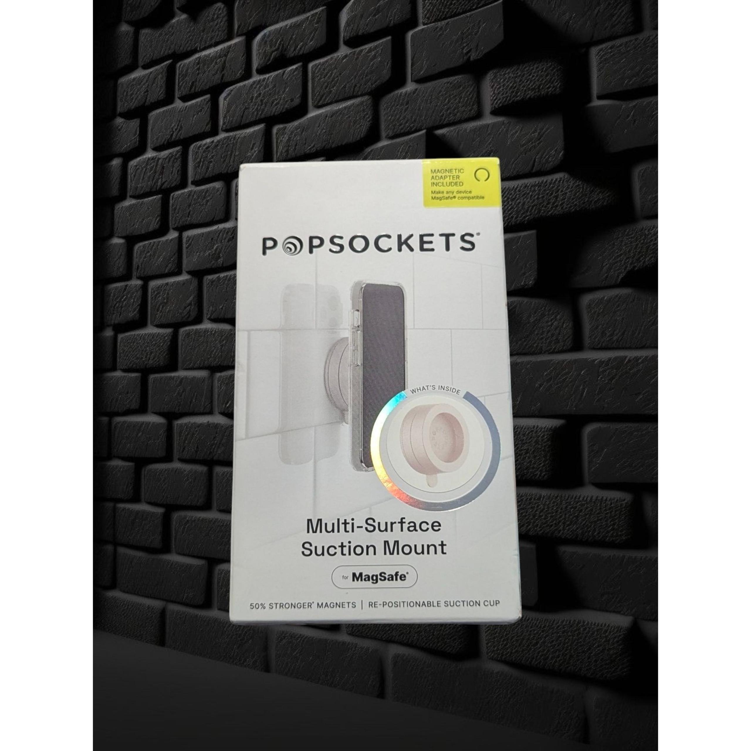 D2-N PopSockets Multi-Surface Suction Mount with MagSafe - Metallic Horchata