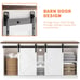 Farmhouse Sliding Barn Door TV Stand for TVs up to 65\