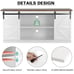 Farmhouse Sliding Barn Door TV Stand for TVs up to 65\