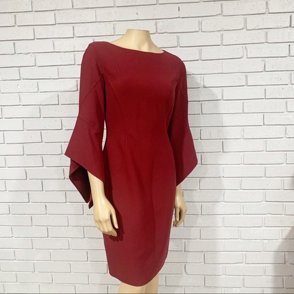 Michael Kors Burgundy Sheath Dress