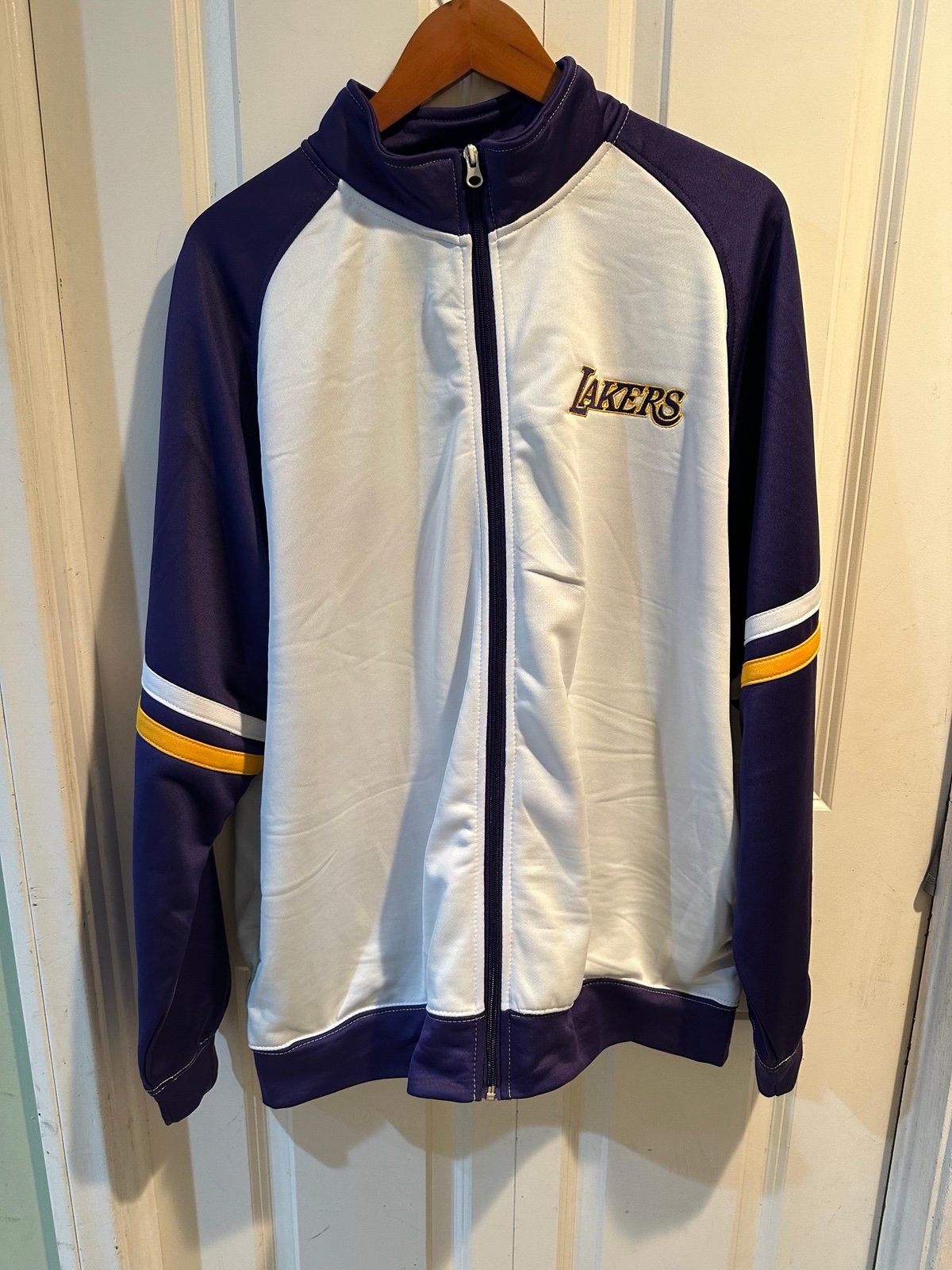 Jacket Los Angeles Lakers Track Jacket Men’s size Large