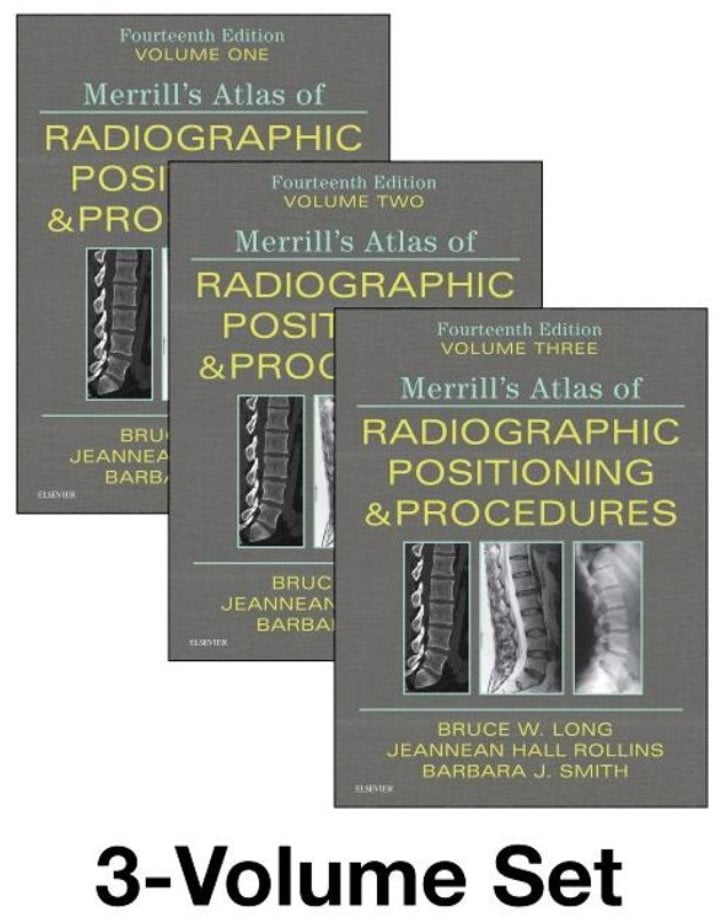 Merril's Radiology Books 3-Volume Set + Pocket Guide